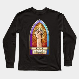 Stained Glass Rock Long Sleeve T-Shirt